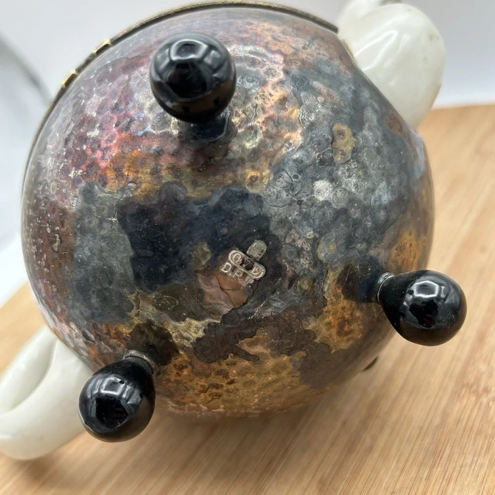 1930s WMF‎ Bauscher Weiden Thermal Ball Teapot Complete With Perfect Lined Shell